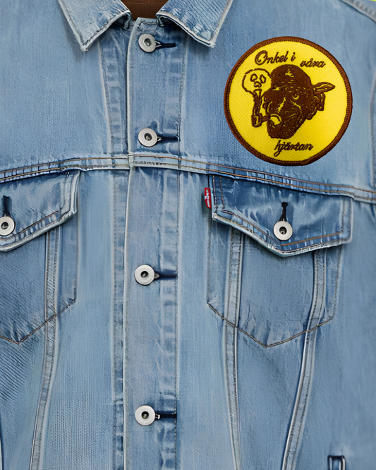 Broderad Patch - "Onkel i våra hjärtan"