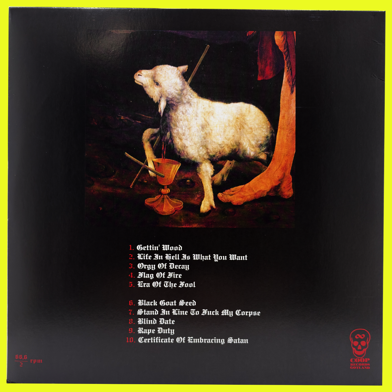FELCHED BY THE GOAT - THE GOAT MANIFESTO LP