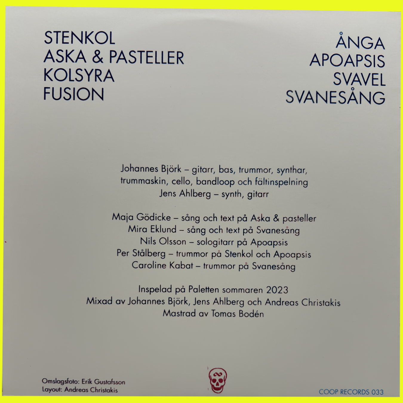 RON ASHETON BOYS CLUB - BRÖLLOP PÅ YPSILON XII LP